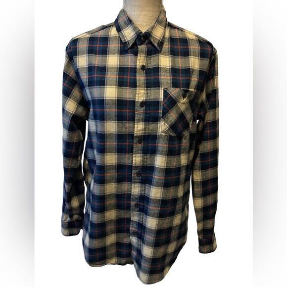 Weatherproof Vintage Blue Flannel Shirt Small - Picture 1 of 7